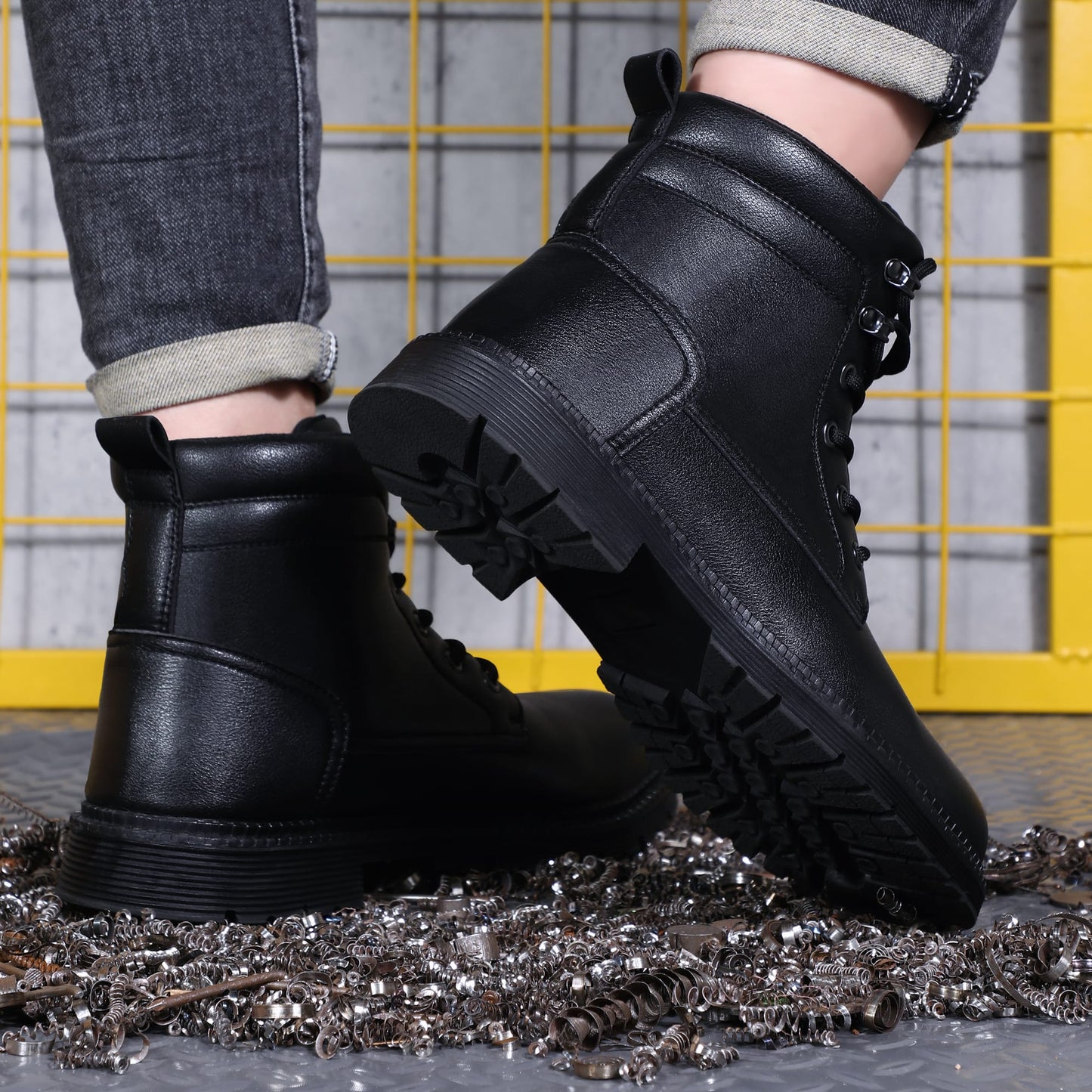 Mens Safety Boots Mens Shoes Panther AY417 safety shoes AIYO SHOES