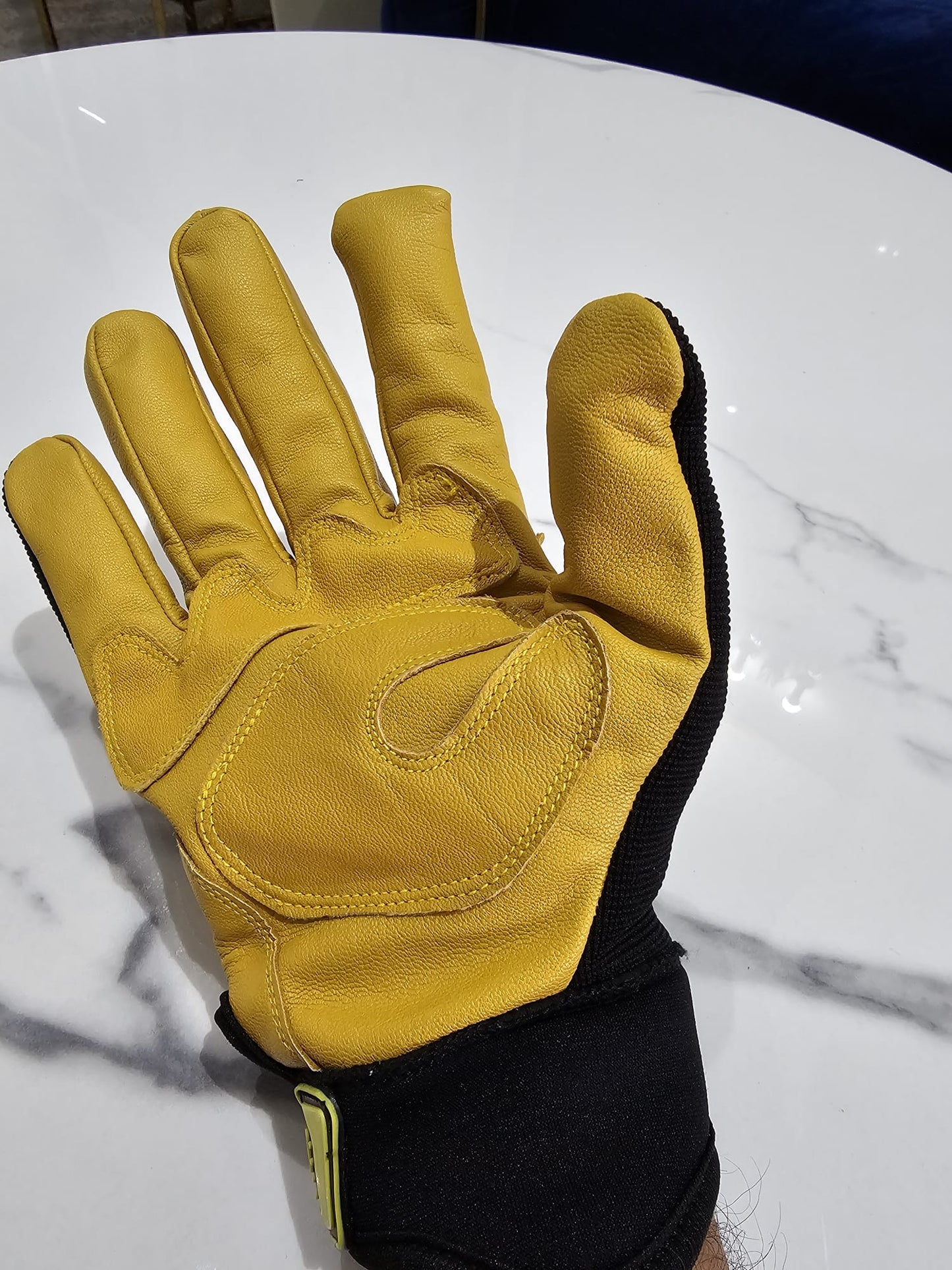 Master Safety Gloves Goat Crust Leather Palm Mechanic DIY Outdoor Safety Gloves Safety Gloves SAFETY TRAINERS LIMITED X Large - Size 10