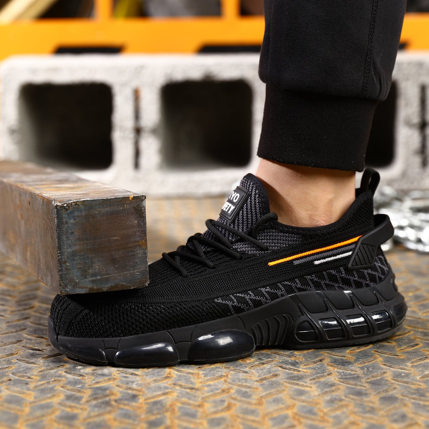 Safety Shoes Safety Trainers Mens Sigma AY618 safety shoes AIYO SHOES