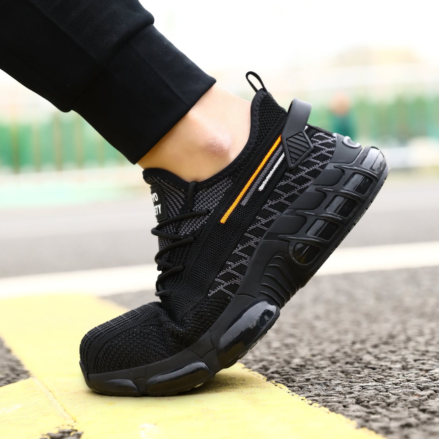 Safety Shoes Safety Trainers Mens Sigma AY618 safety shoes AIYO SHOES