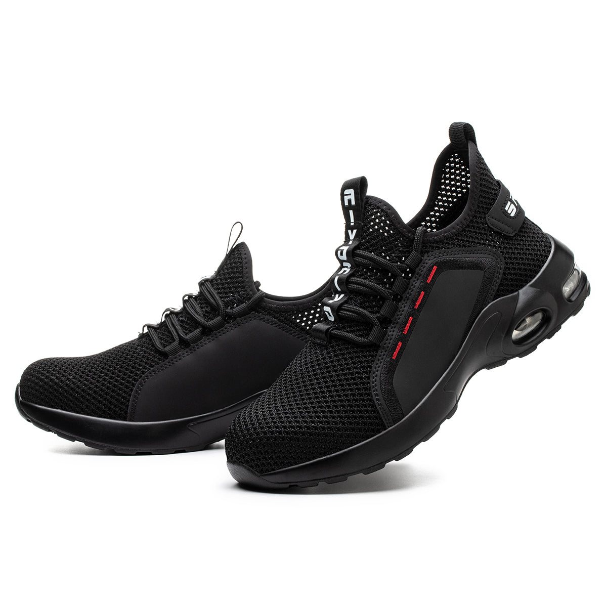 Safety Shoe Safety Trainers Men Steel Toe Cap Delta AY199 safety shoes Nuvari 199 Steel Toe Work Trainers – Front View of Water-Resistant Safety Shoes for Tough Jobsites  