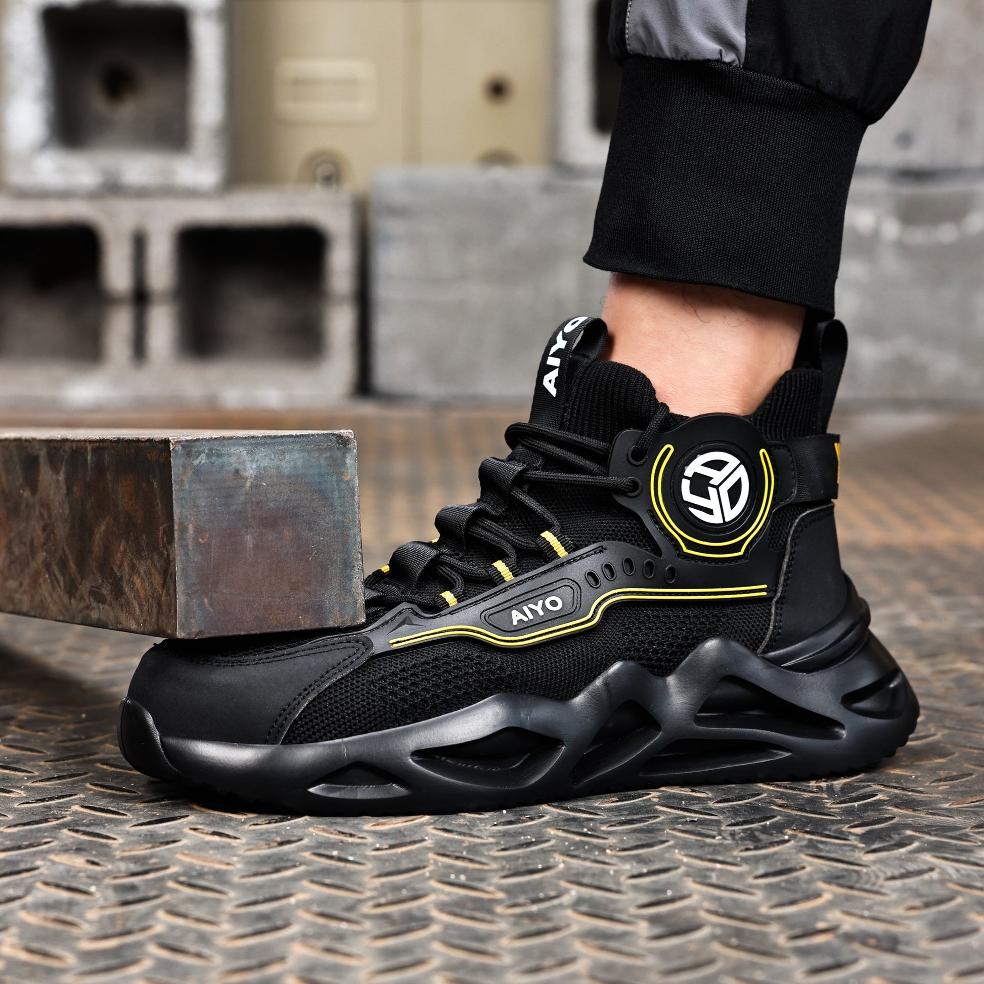 Safety Boots Safety Shoes Safety Trainers Men's Alpha AY419 safety shoes AIYO SHOES   