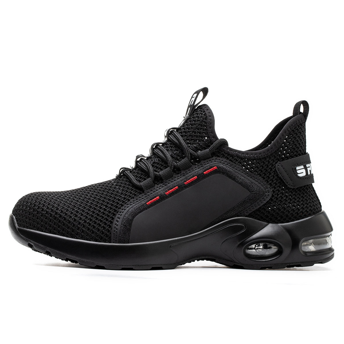 Safety Shoe Safety Trainers Men Steel Toe Cap Delta AY199 safety shoes Nuvari 199 Steel Toe Work Trainers – Front View of Water-Resistant Safety Shoes for Tough Jobsites 