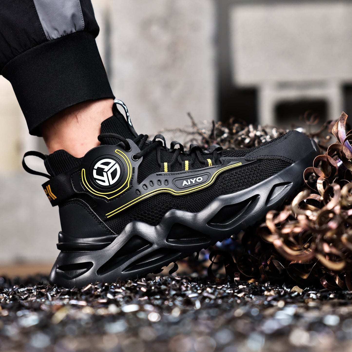 Safety Boots Safety Shoes Safety Trainers Men's Alpha AY419 safety shoes AIYO SHOES   