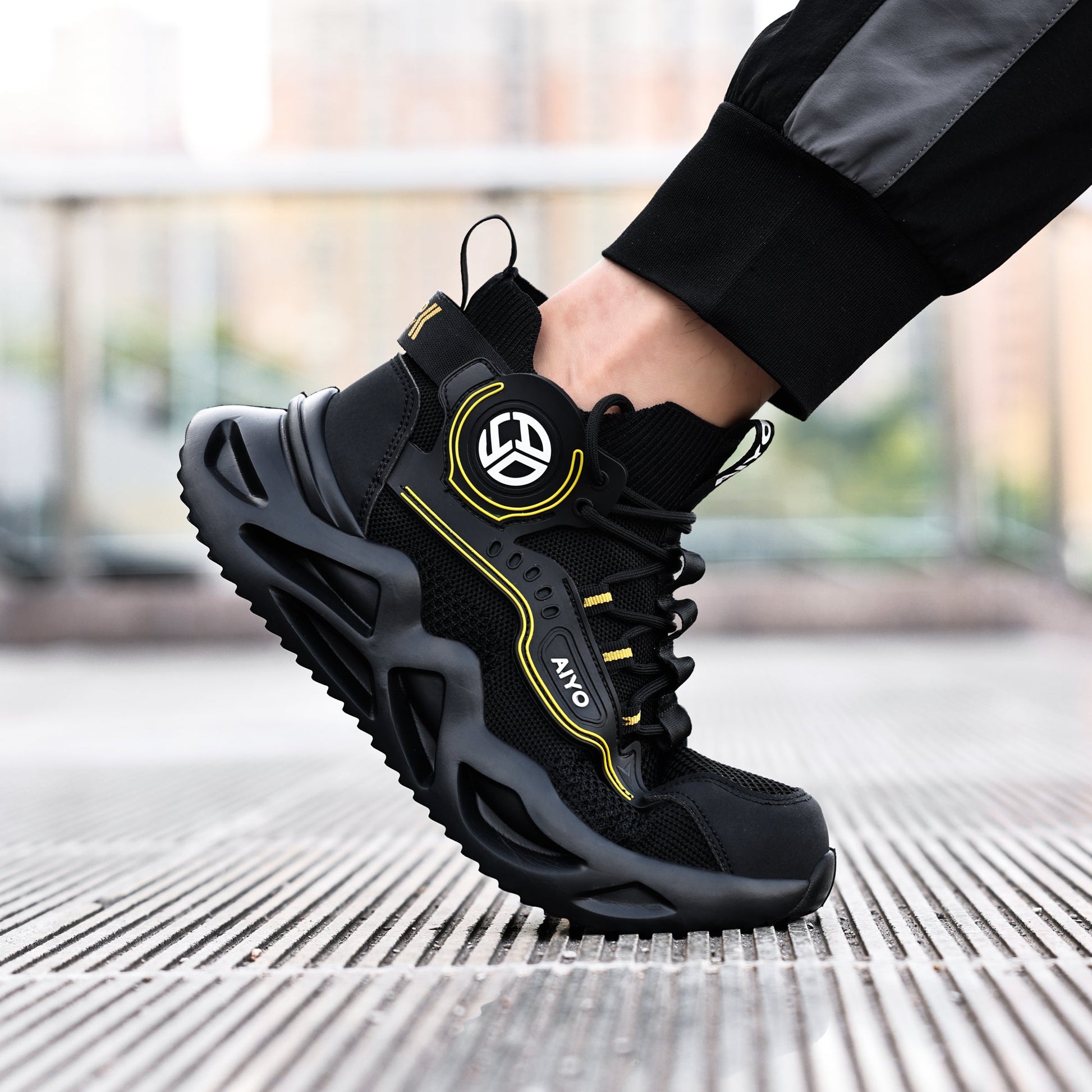 Safety Boots Safety Shoes Safety Trainers Men's Alpha AY419 safety shoes AIYO SHOES   
