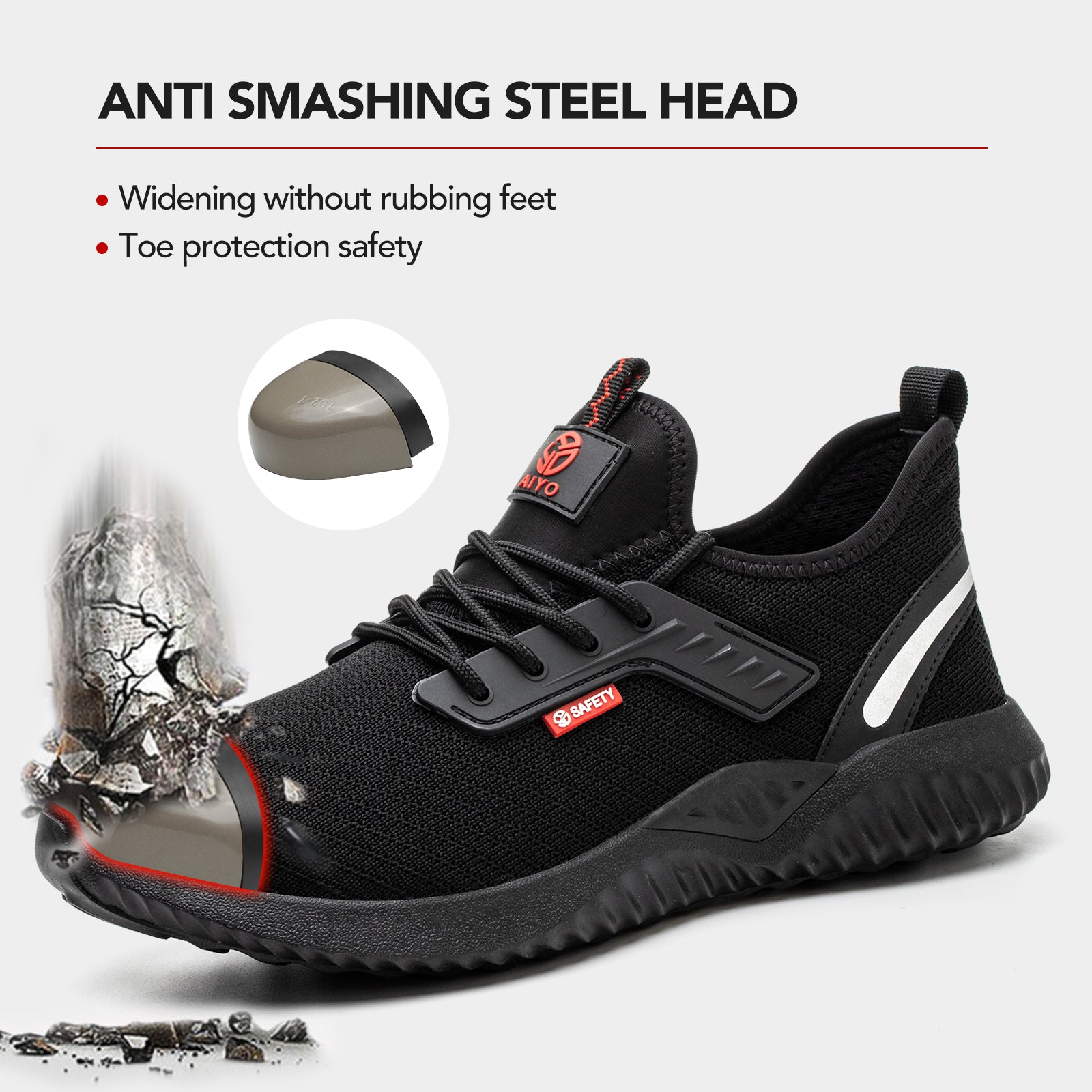 Safety Shoes Safety Trainers Men Steel Toe Cap LEVI AY9155 safety shoes SHOE & GLOVE COMPANY LTD