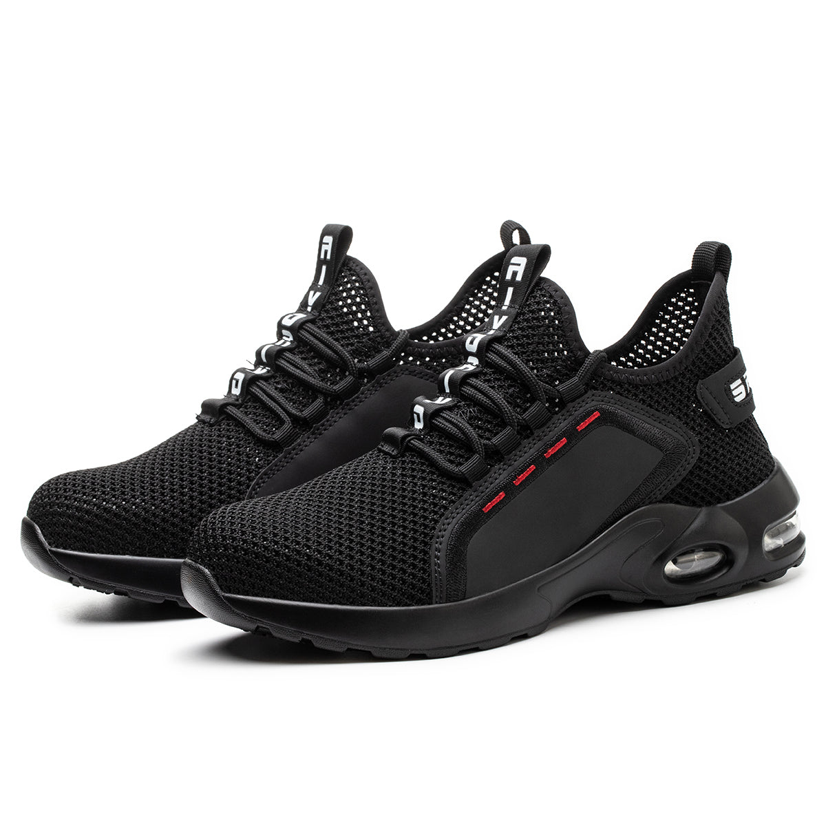 Safety Shoe Safety Trainers Men Steel Toe Cap Delta AY199 safety shoes Nuvari 199 Steel Toe Work Trainers – Front View of Water-Resistant Safety Shoes for Tough Jobsites  