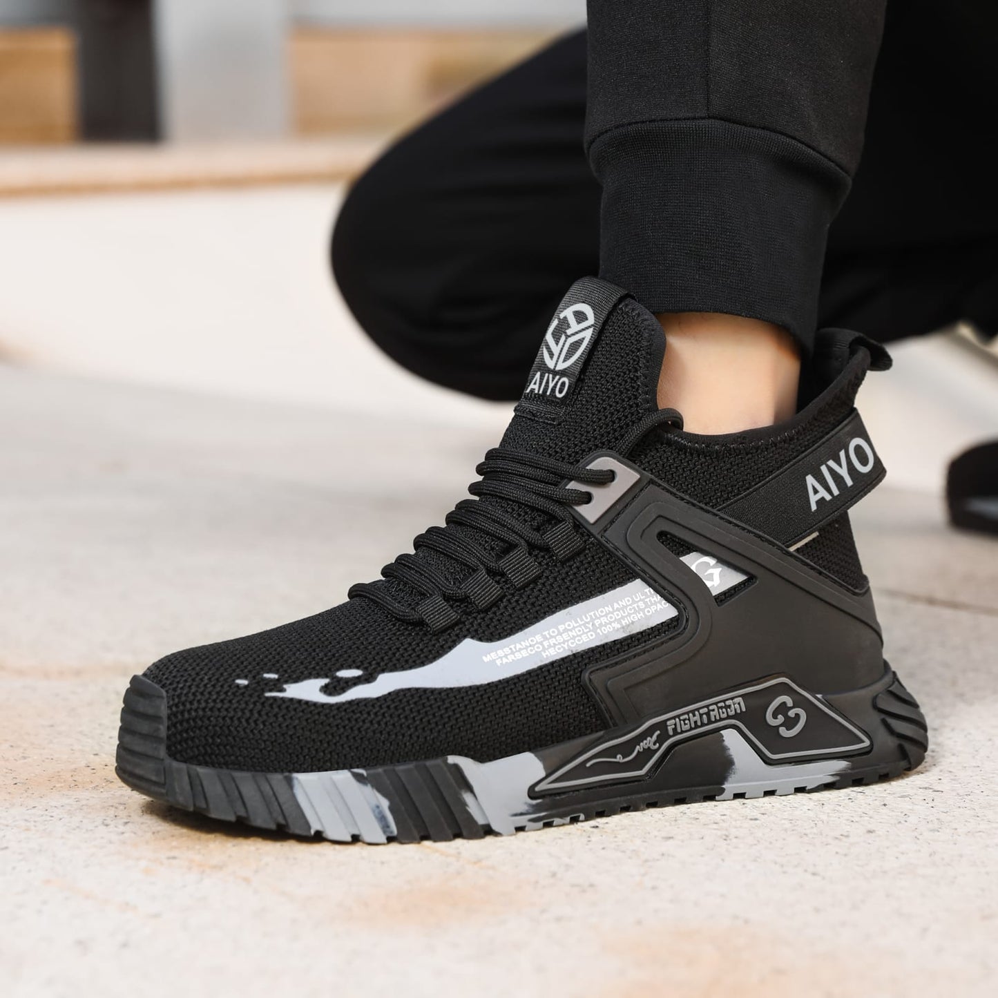 Safety Shoes Safety Trainers Steel Toe Cap Slip Resistant Titan Guard AY601 safety shoes SHOE & GLOVE COMPANY LTD 